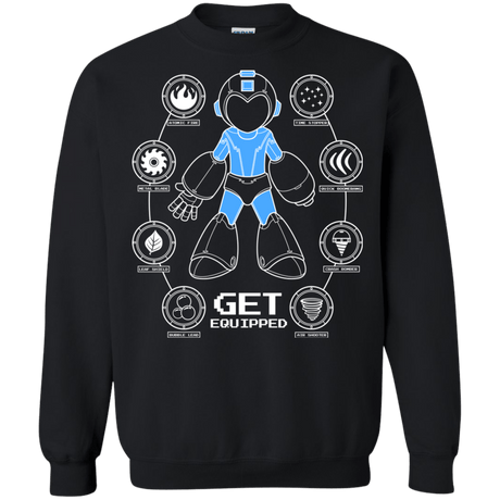 Sweatshirts Black / Small Get Equipped Crewneck Sweatshirt
