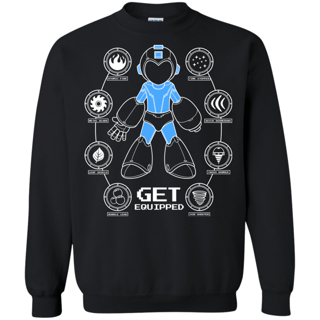 Sweatshirts Black / Small Get Equipped Crewneck Sweatshirt