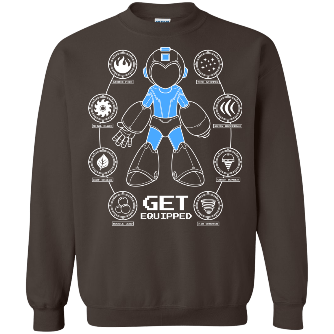 Sweatshirts Dark Chocolate / Small Get Equipped Crewneck Sweatshirt