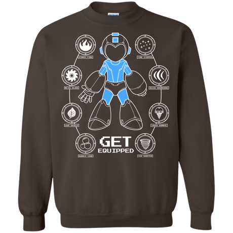 Sweatshirts Dark Chocolate / Small Get Equipped Crewneck Sweatshirt