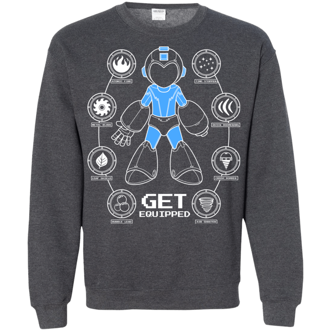 Sweatshirts Dark Heather / Small Get Equipped Crewneck Sweatshirt