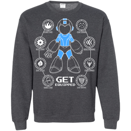 Sweatshirts Dark Heather / Small Get Equipped Crewneck Sweatshirt