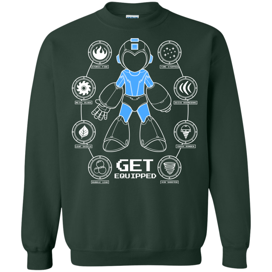 Sweatshirts Forest Green / Small Get Equipped Crewneck Sweatshirt