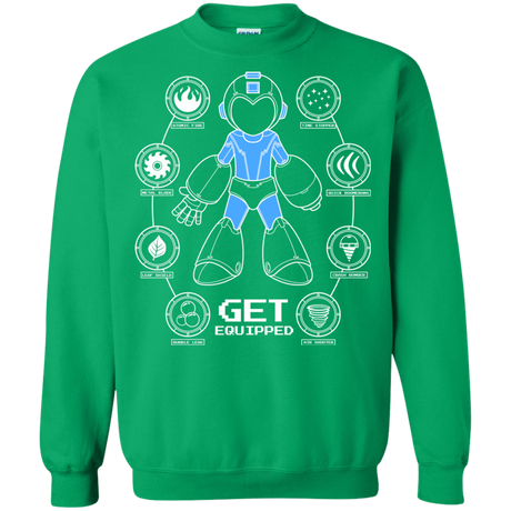 Sweatshirts Irish Green / Small Get Equipped Crewneck Sweatshirt
