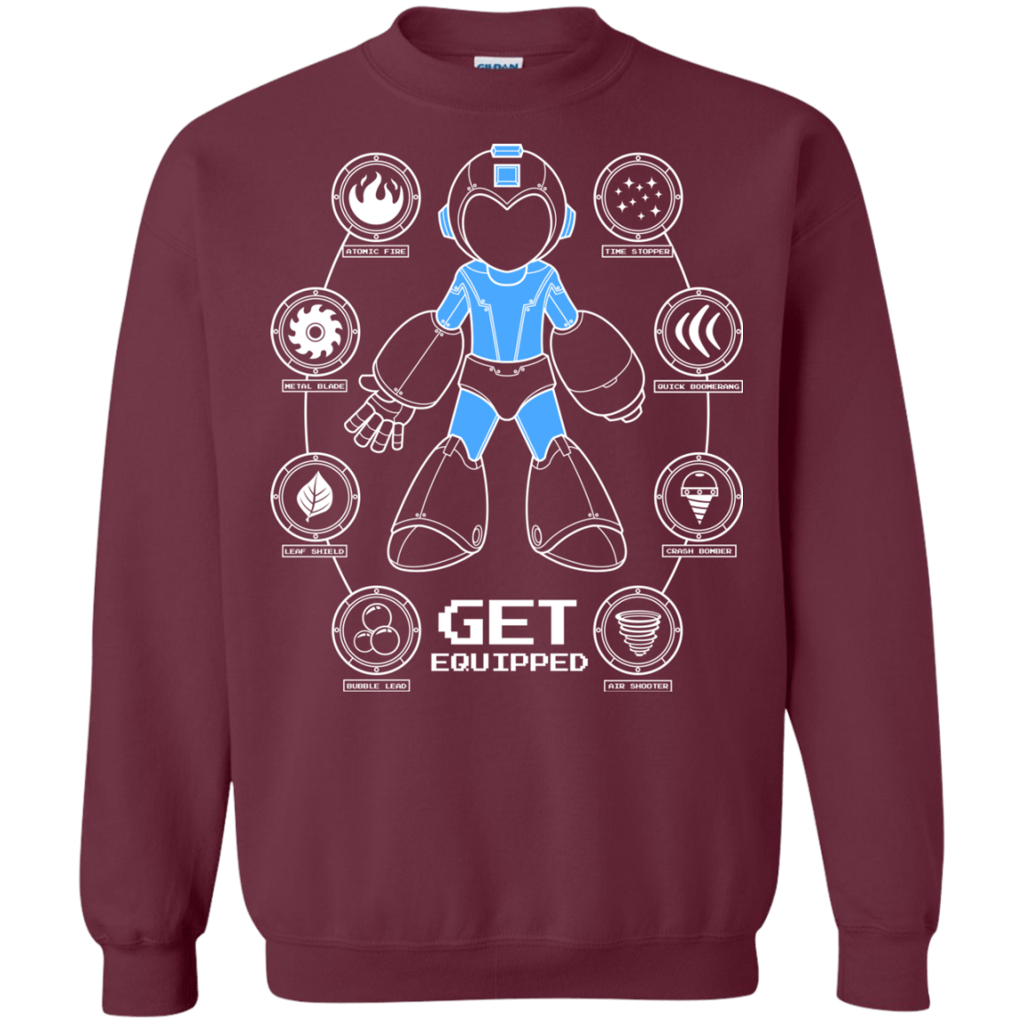 Sweatshirts Maroon / Small Get Equipped Crewneck Sweatshirt