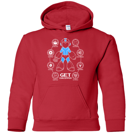 Sweatshirts Red / YS Get Equipped Youth Hoodie