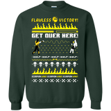 Sweatshirts Forest Green / Small Get Over Here Ugly Sweater Crewneck Sweatshirt