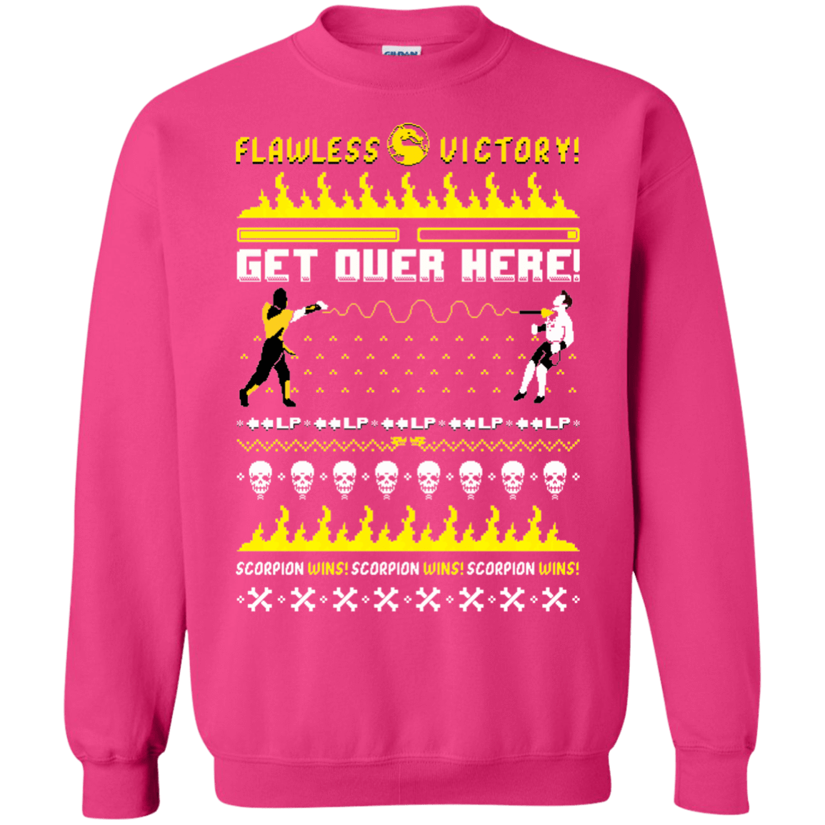 Sweatshirts Heliconia / Small Get Over Here Ugly Sweater Crewneck Sweatshirt