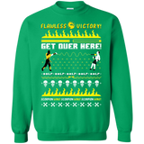 Sweatshirts Irish Green / Small Get Over Here Ugly Sweater Crewneck Sweatshirt