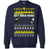 Sweatshirts Navy / Small Get Over Here Ugly Sweater Crewneck Sweatshirt