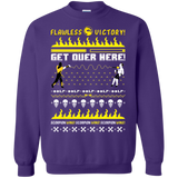 Sweatshirts Purple / Small Get Over Here Ugly Sweater Crewneck Sweatshirt