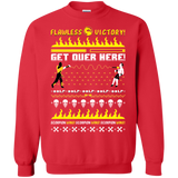 Sweatshirts Red / Small Get Over Here Ugly Sweater Crewneck Sweatshirt