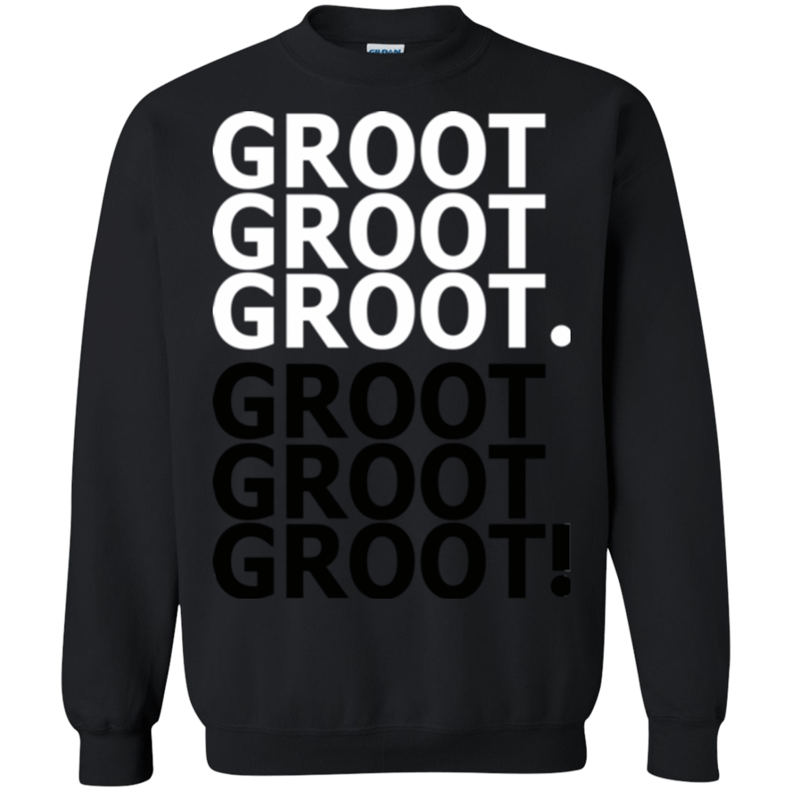 Sweatshirts Black / Small Get over it Groot Crewneck Sweatshirt