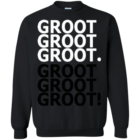 Sweatshirts Black / Small Get over it Groot Crewneck Sweatshirt