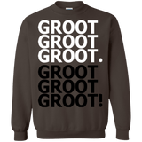 Sweatshirts Dark Chocolate / Small Get over it Groot Crewneck Sweatshirt