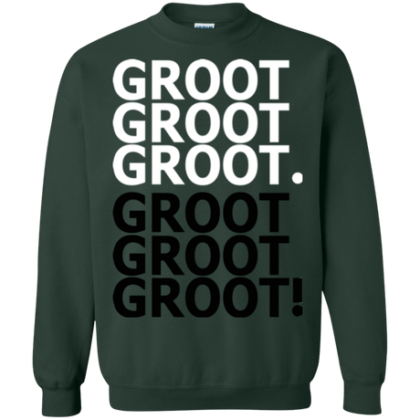 Sweatshirts Forest Green / Small Get over it Groot Crewneck Sweatshirt