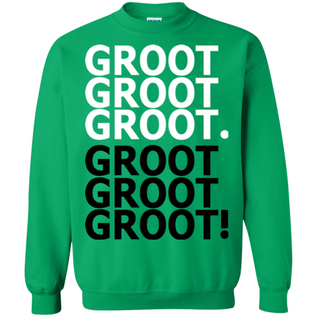 Sweatshirts Irish Green / Small Get over it Groot Crewneck Sweatshirt
