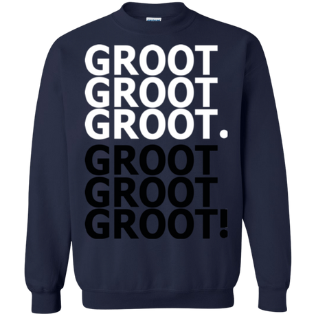 Sweatshirts Navy / Small Get over it Groot Crewneck Sweatshirt