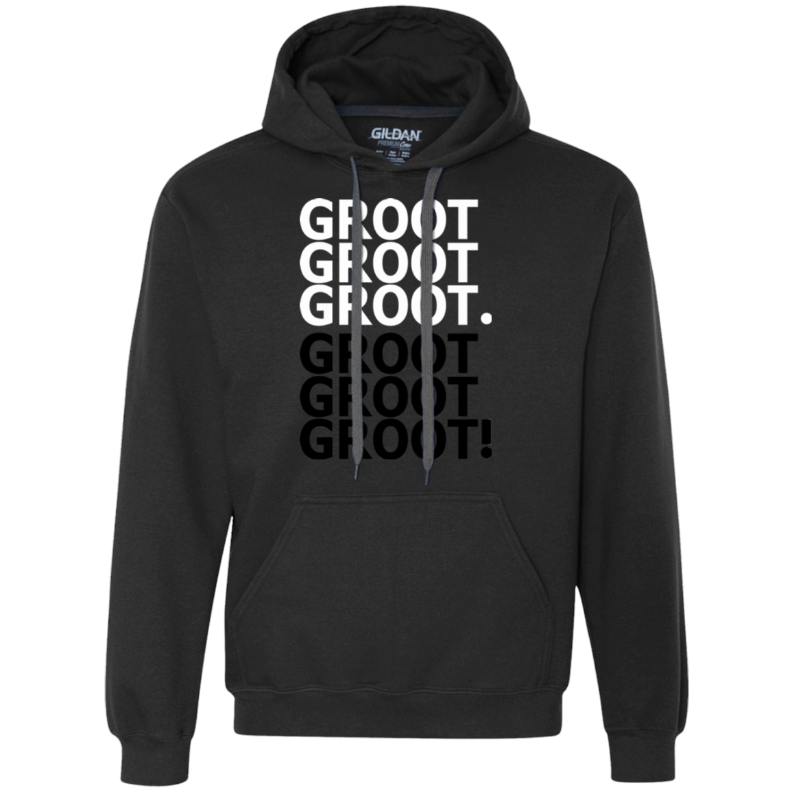 Sweatshirts Black / Small Get over it Groot Premium Fleece Hoodie