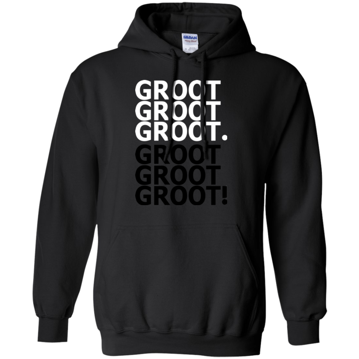 Sweatshirts Black / Small Get over it Groot Pullover Hoodie