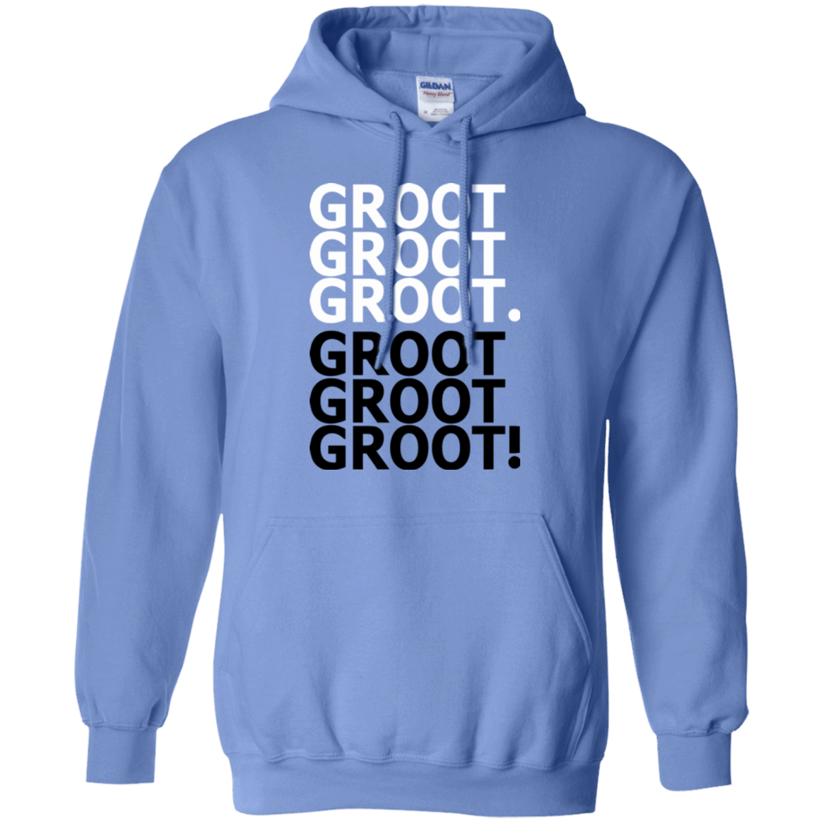 Sweatshirts Carolina Blue / Small Get over it Groot Pullover Hoodie