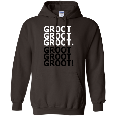 Sweatshirts Dark Chocolate / Small Get over it Groot Pullover Hoodie