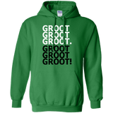 Sweatshirts Irish Green / Small Get over it Groot Pullover Hoodie