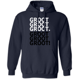 Sweatshirts Navy / Small Get over it Groot Pullover Hoodie