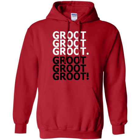 Sweatshirts Red / Small Get over it Groot Pullover Hoodie