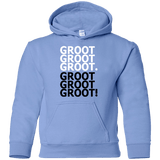 Sweatshirts Carolina Blue / YS Get over it Groot Youth Hoodie