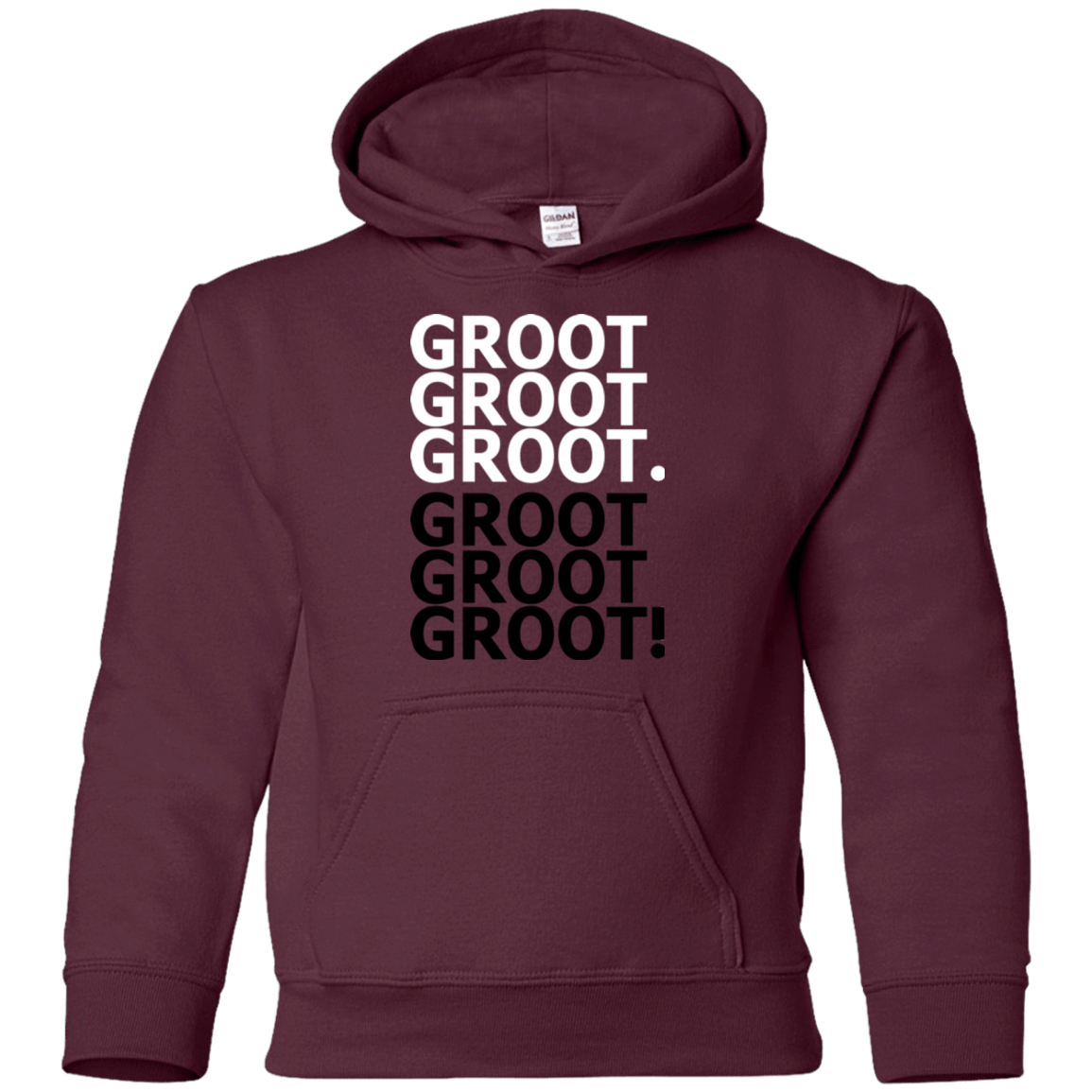 Sweatshirts Maroon / YS Get over it Groot Youth Hoodie