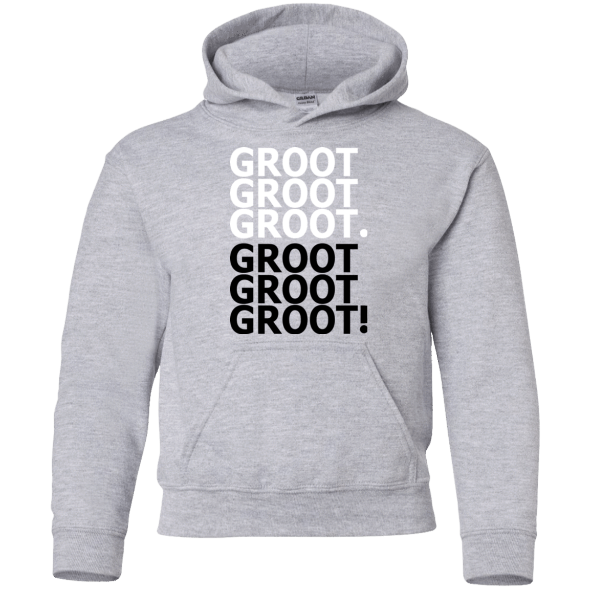 Sweatshirts Sport Grey / YS Get over it Groot Youth Hoodie