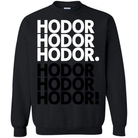 Sweatshirts Black / Small Get over it Hodor Crewneck Sweatshirt