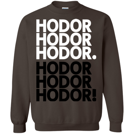 Sweatshirts Dark Chocolate / Small Get over it Hodor Crewneck Sweatshirt