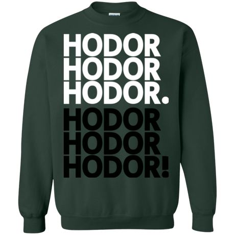 Sweatshirts Forest Green / Small Get over it Hodor Crewneck Sweatshirt