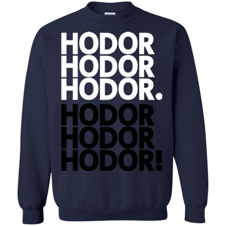 Sweatshirts Navy / Small Get over it Hodor Crewneck Sweatshirt
