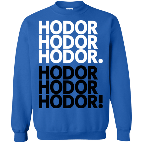 Sweatshirts Royal / Small Get over it Hodor Crewneck Sweatshirt