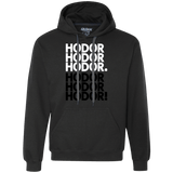 Sweatshirts Black / Small Get over it Hodor Premium Fleece Hoodie