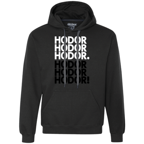 Sweatshirts Black / Small Get over it Hodor Premium Fleece Hoodie