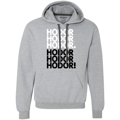 Sweatshirts Sport Grey / Small Get over it Hodor Premium Fleece Hoodie