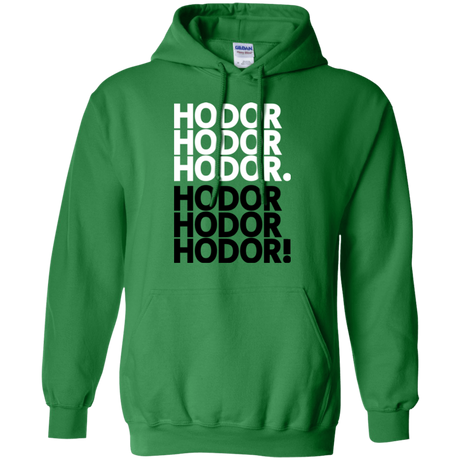 Sweatshirts Irish Green / Small Get over it Hodor Pullover Hoodie