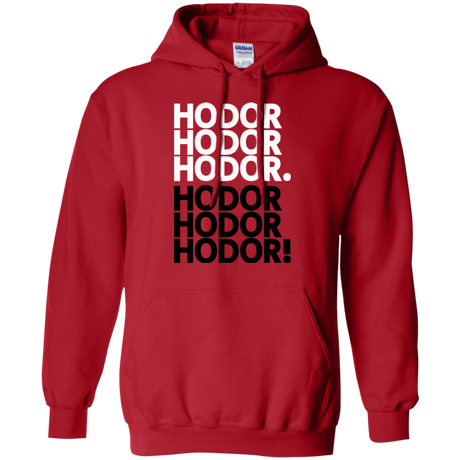Sweatshirts Red / Small Get over it Hodor Pullover Hoodie