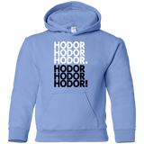 Sweatshirts Carolina Blue / YS Get over it Hodor Youth Hoodie