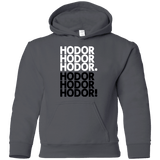 Sweatshirts Charcoal / YS Get over it Hodor Youth Hoodie