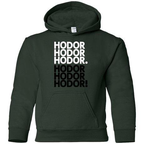Sweatshirts Forest Green / YS Get over it Hodor Youth Hoodie