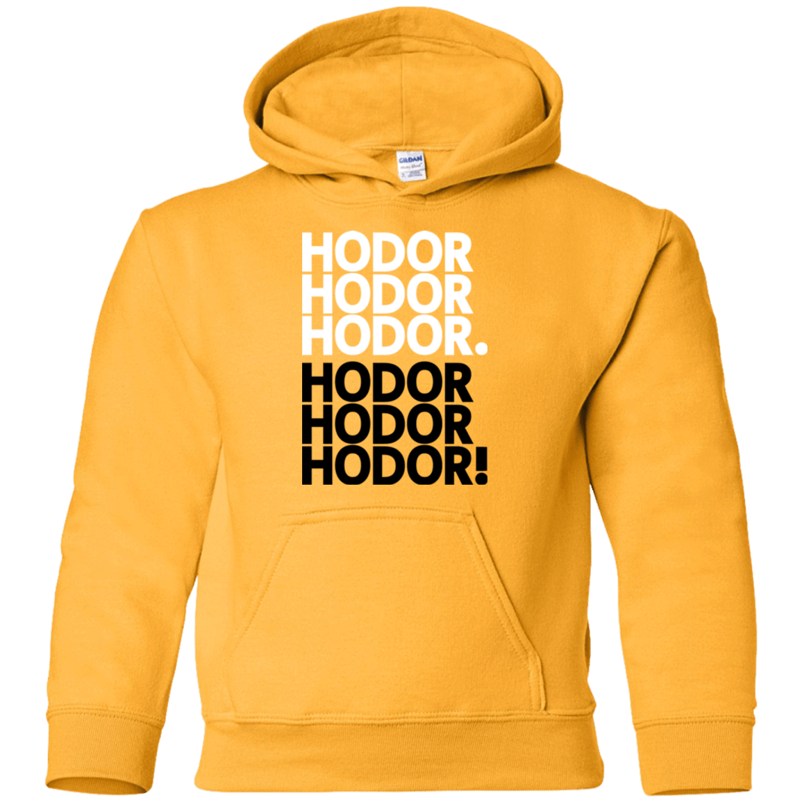 Sweatshirts Gold / YS Get over it Hodor Youth Hoodie