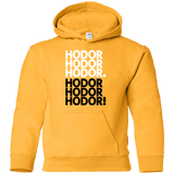 Sweatshirts Gold / YS Get over it Hodor Youth Hoodie