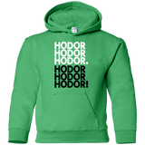 Sweatshirts Irish Green / YS Get over it Hodor Youth Hoodie