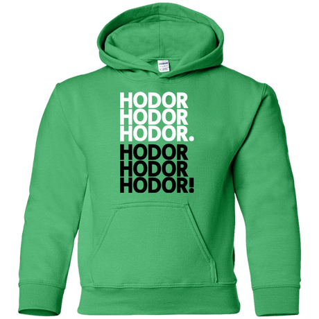 Sweatshirts Irish Green / YS Get over it Hodor Youth Hoodie