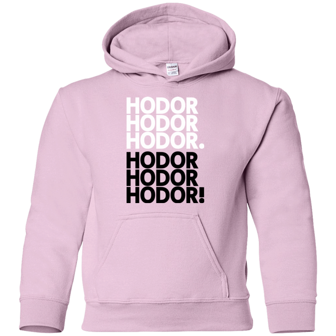 Sweatshirts Light Pink / YS Get over it Hodor Youth Hoodie